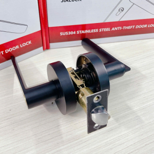 JIALOCK - Khóa Gạt Tròn 160-1Black