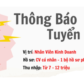 THÔNG TIN TUYỂN DỤNG THÔNG TIN TUYỂN DỤNG